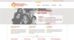 Desktop Screenshot of femmescentreduquebec.qc.ca