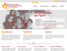 Tablet Screenshot of femmescentreduquebec.qc.ca
